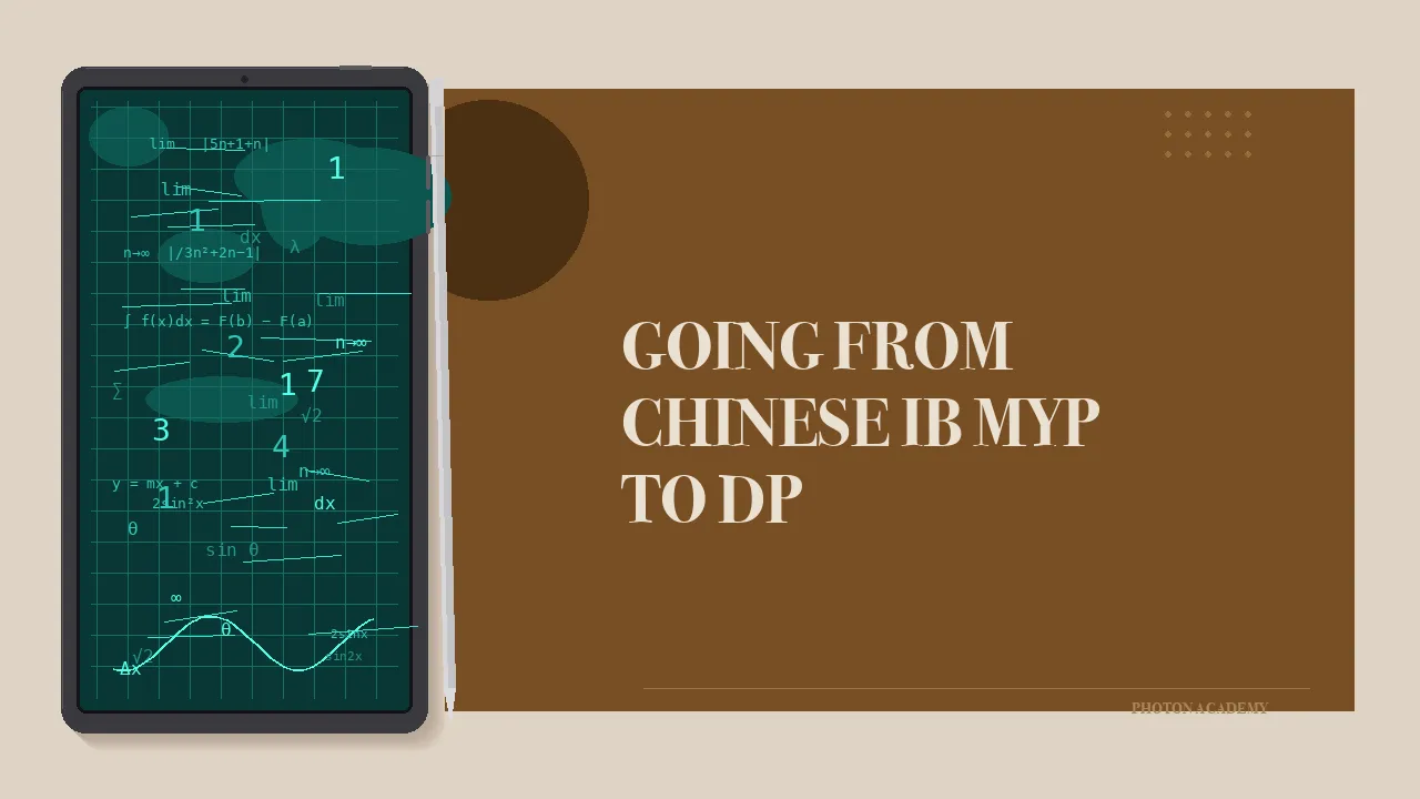 Going from Chinese IB MYP to DP